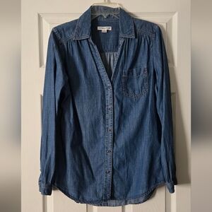 Pendleton Women's Size Medium Denim Jean Button-Up Shirt